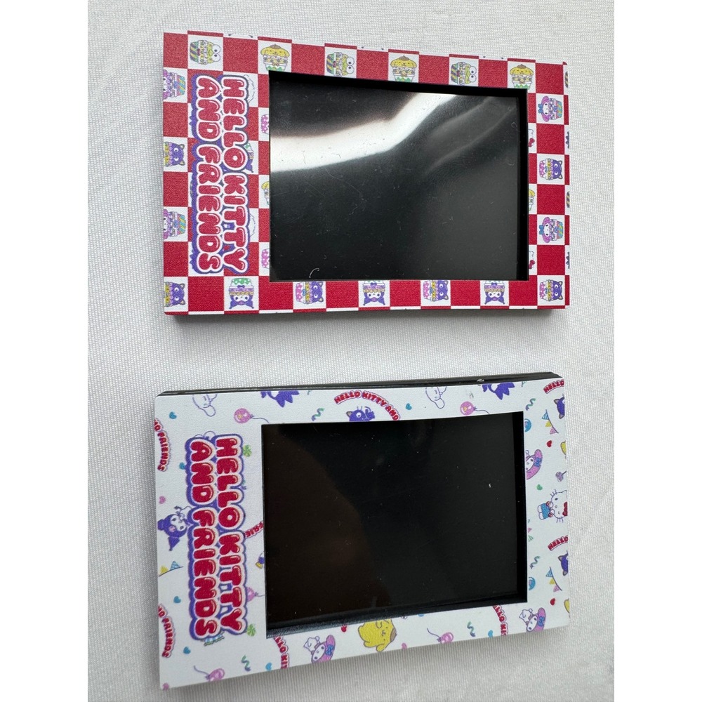 Sanrio Hello Kitty and Friends Magnetic Photo Frame Set Red White 2 Piece